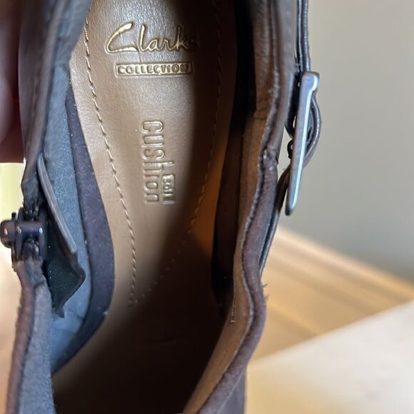 Clark’s Collection Sole Cushion leather ankle boots booties Women’s 8 NEW w tags - Picture 10 of 11